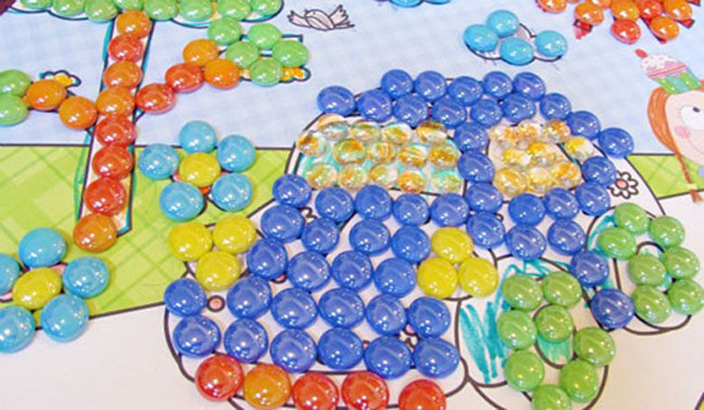 Стеклянные шарики марблс как незаменимый элемент в декорировании, фото № 15