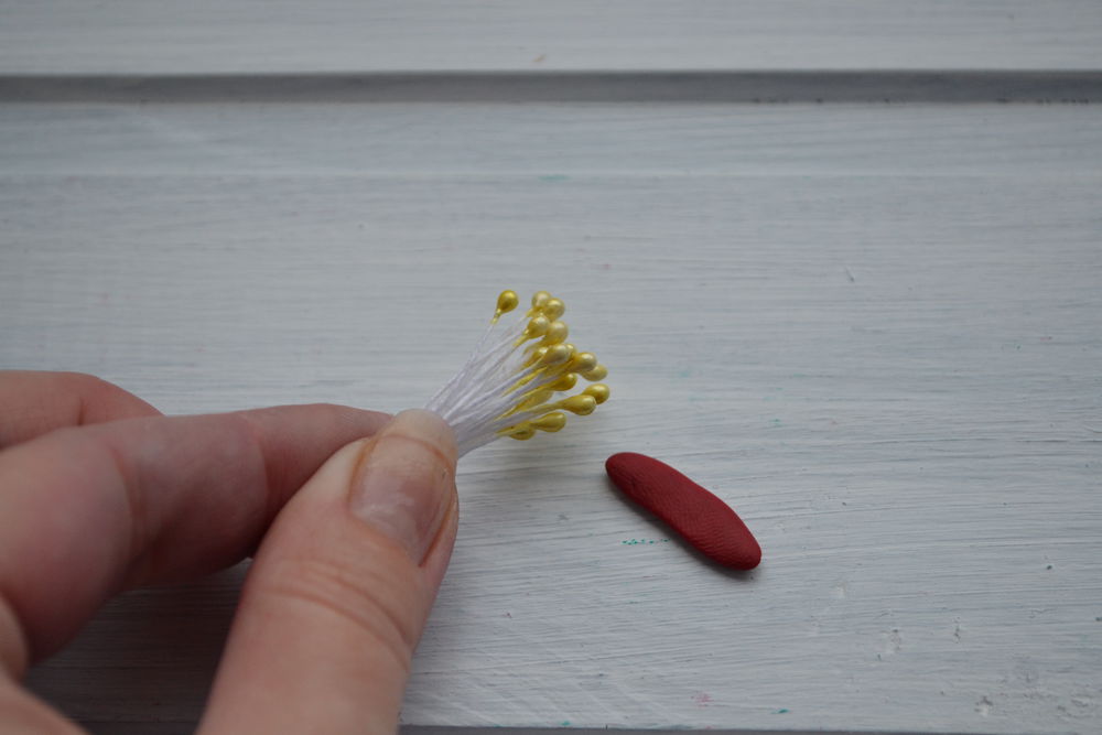 Создаем рождественский цветок из полимерной глины, фото № 19