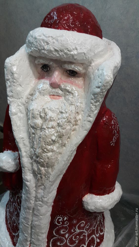 Мастер-класс: уличная скульптура «Дед Мороз» из монтажной пены, фото № 19