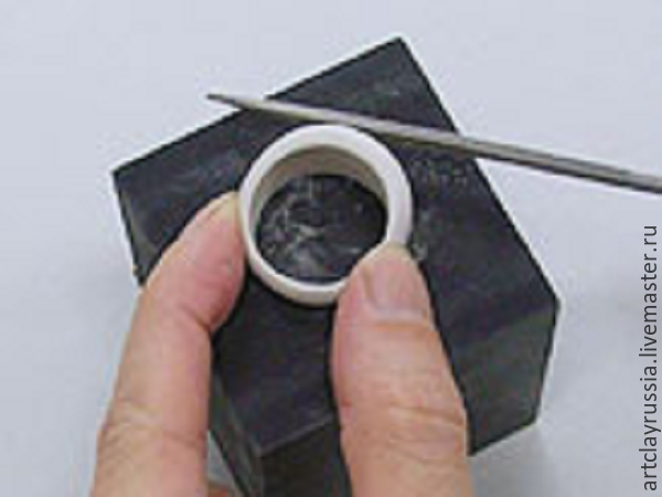 Делаем серебряное кольцо с текстурным рисунком, фото № 8