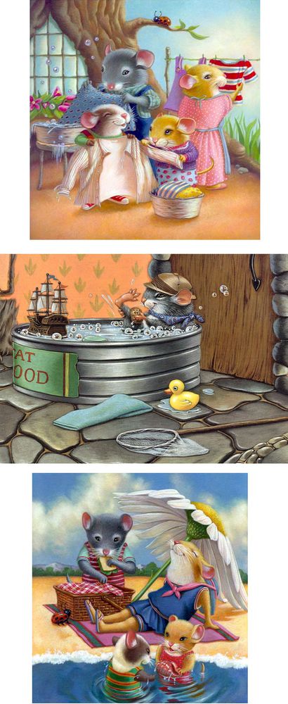 Большие приключения маленьких мышат в иллюстрациях любимых художниц, фото № 24