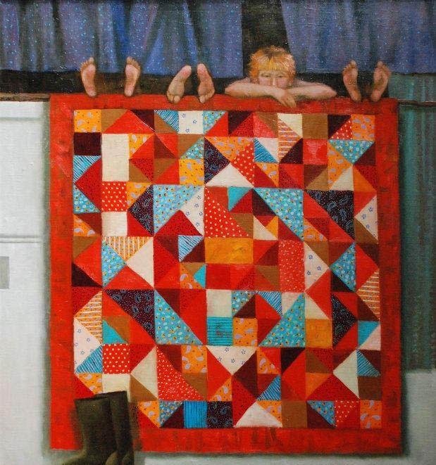 Лоскутное одеяло в живописи: подборка из 70 прекрасных картин, фото № 61