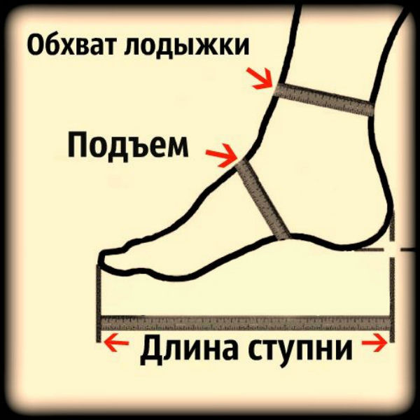 Как правильно  снять мерки для вязаных носок, фото № 1