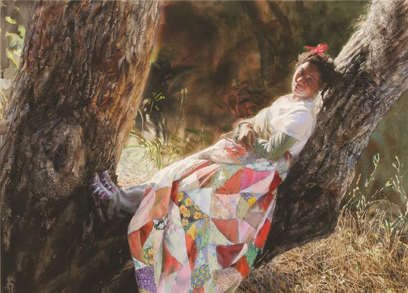 Лоскутное одеяло в живописи: подборка из 70 прекрасных картин, фото № 39