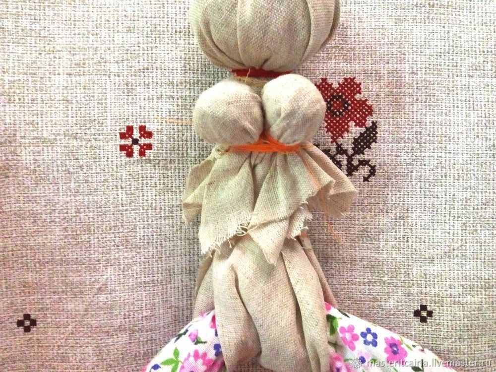Создаем подарочную народную куклу «Бабка Характерная», фото № 6