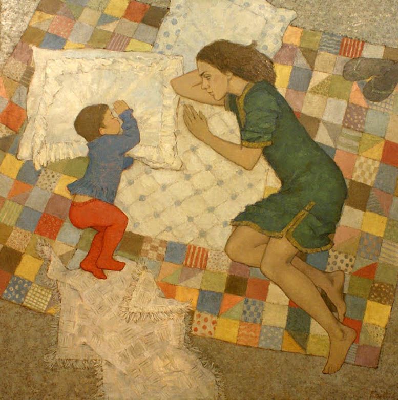 Лоскутное одеяло в живописи: подборка из 70 прекрасных картин, фото № 57
