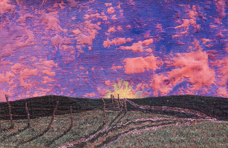 Удивительные лоскутные пейзажи Cindy Hoppe, фото № 4