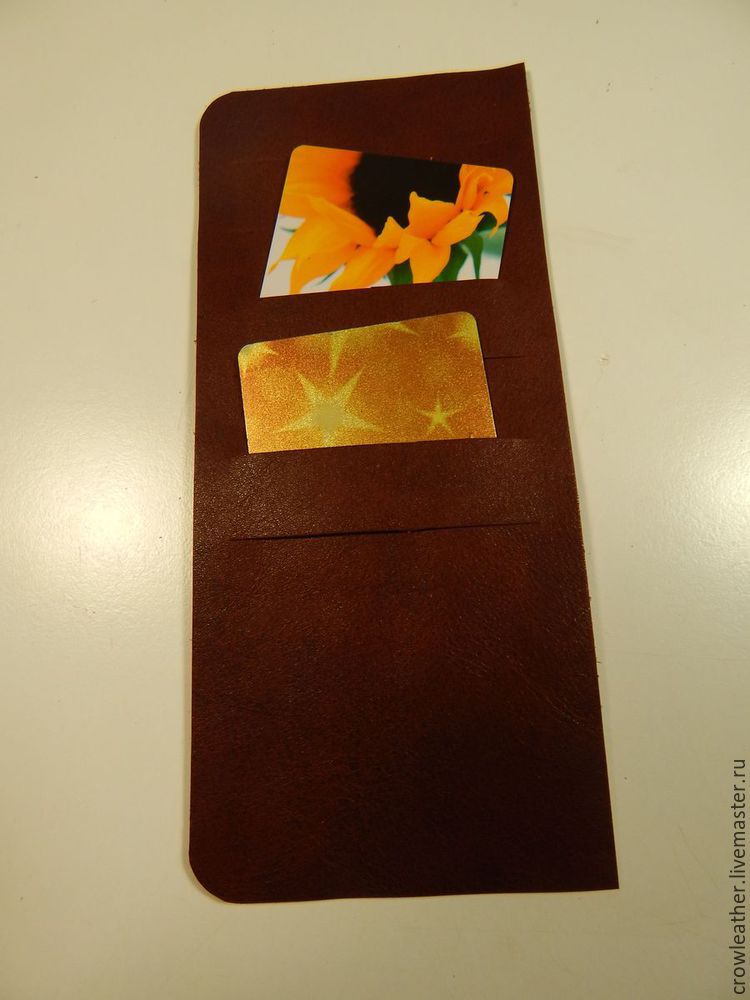 Как изготовить длинный бумажник из кожи своими руками, фото № 3