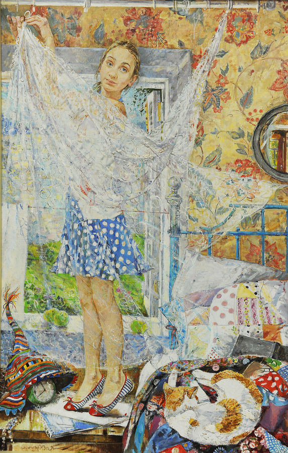 Лоскутное одеяло в живописи: подборка из 70 прекрасных картин, фото № 71