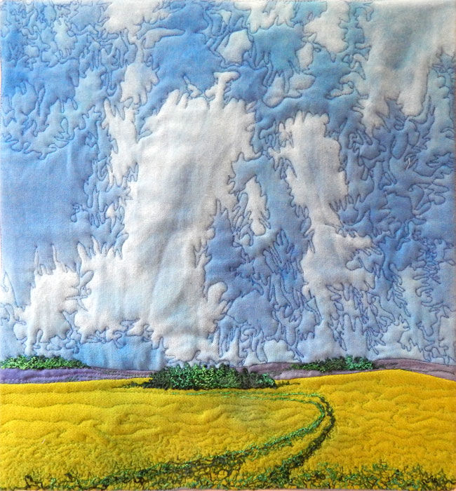 Удивительные лоскутные пейзажи Cindy Hoppe, фото № 3