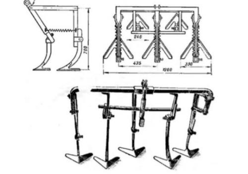 Культиватор для мотоблока своими руками, как сделать. Плоскорез для мотоблока своими руками