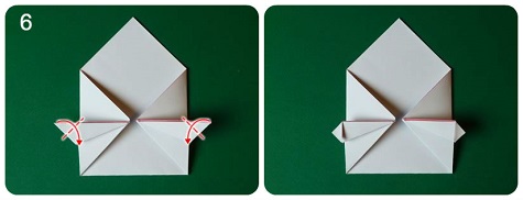 Делаем валентинку оригами - практически половина