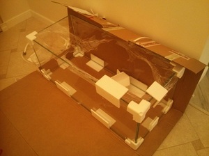 Изготовление аквариума из коробки картона