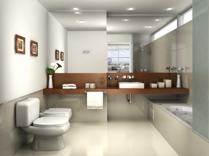 Декор ванной комнаты стиль минимализм