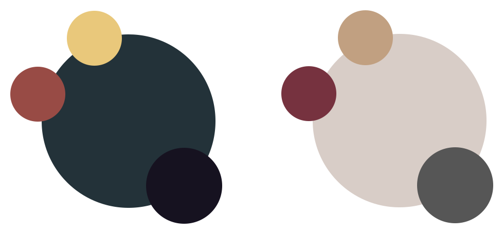 Примеры цветовых палитр