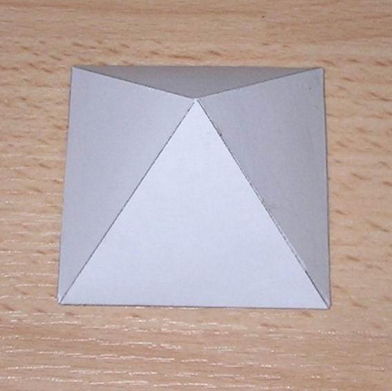 Развертка четырехугольной пирамиды