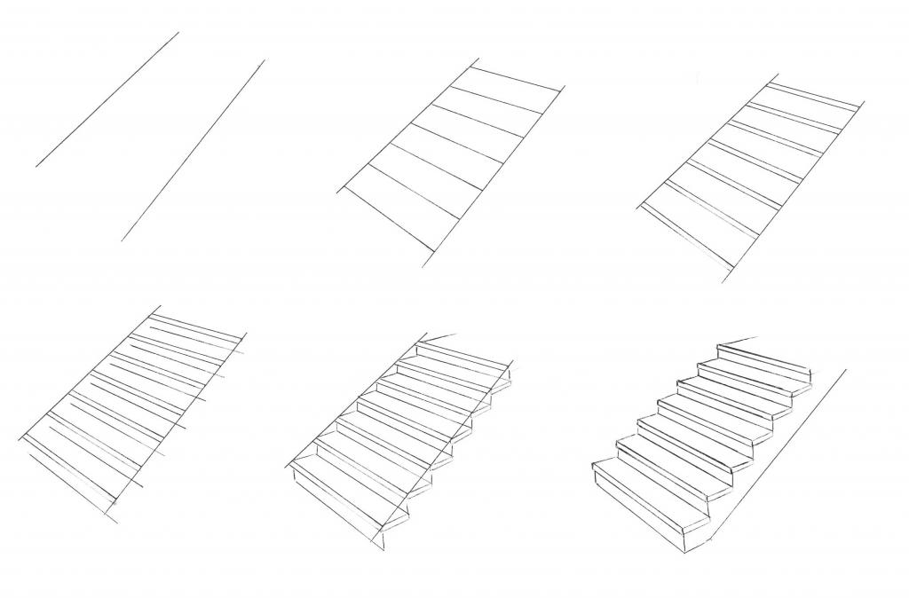 Как нарисовать лестницу в sketchup