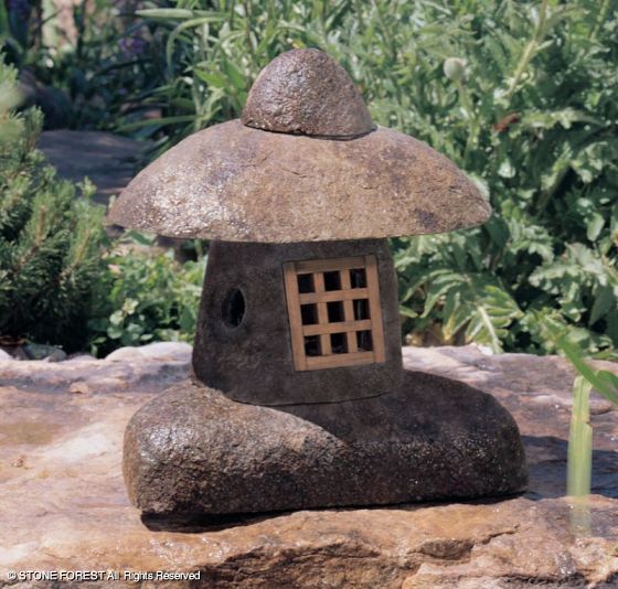 японский каменный фонарь Wabi oki-gata