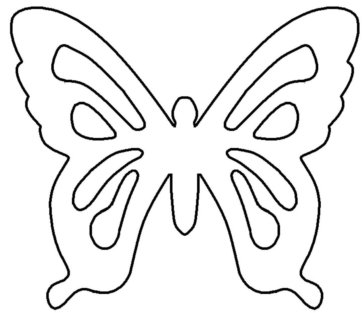 Как сделать красивую бабочку из бумаги снежинку: трафарет, фото