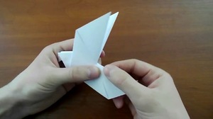Как сделать бумажного голубя 