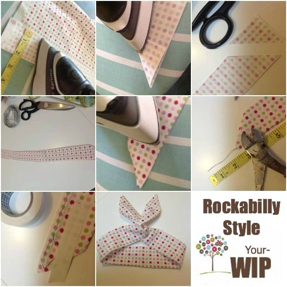 Rockabilly Headband Tutorial on The Sewing Loft