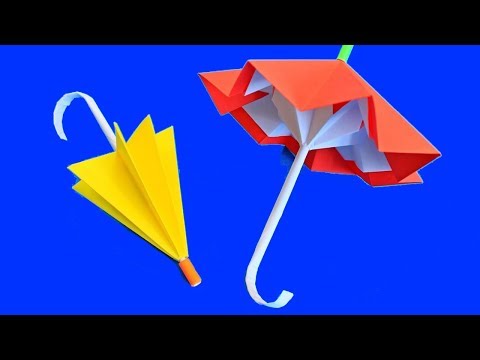 Оригами Игрушка Складной Зонт из бумаги
