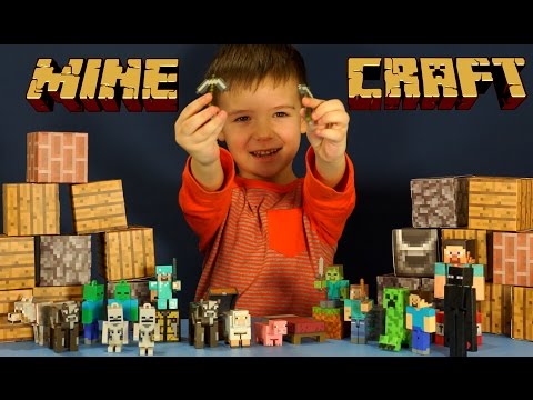 Игрушки Майнкрафт. Бумажный конструктор Майнкрафт. Minecraft Toys. Детский канал Кока Туб