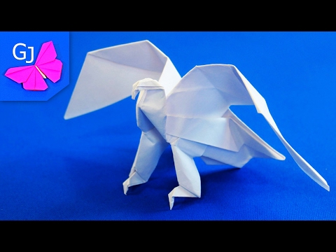 Оригами Орел из бумаги