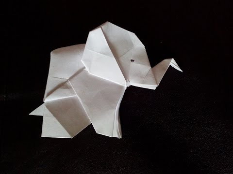 Слон оригами, origami Elephant