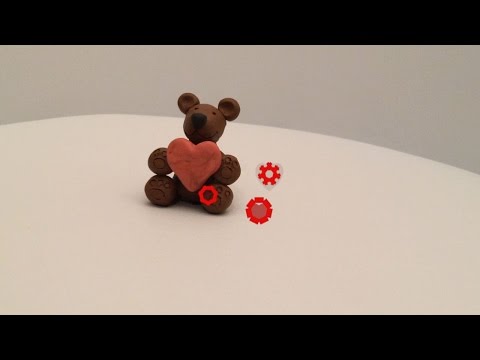 Медвежонок из пластилина/Teddy-bear from plasticine