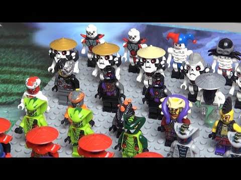 НИНДЗЯГО минифигурки LEGO NINJAGO вся коллекция Обзор