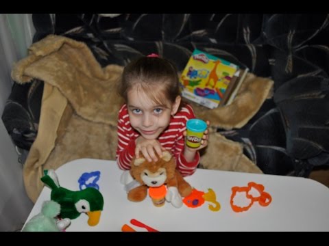 #Лепим пластилином - #Льва -  Sculpt plasticine - #Leo - #Сашка и Компания