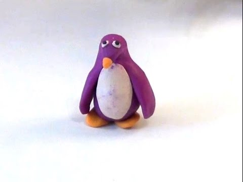 Пингвин из пластилина своими руками пошагово для детей своими руками