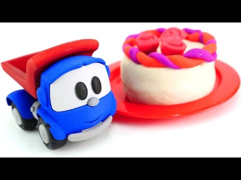 Видео для детей - Лепим торт из пластилина Плей До