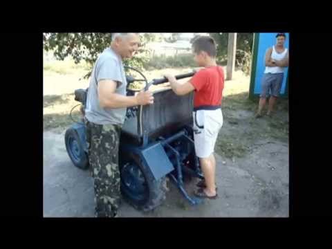 Как сделать самодельный трактор/ Eigenbau traktor / Homemade tractor