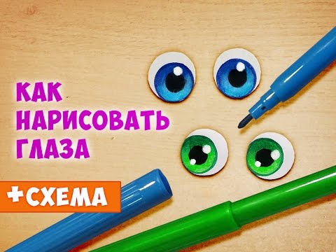 Как нарисовать глаза. Урок по просьбе подписчиков! :)