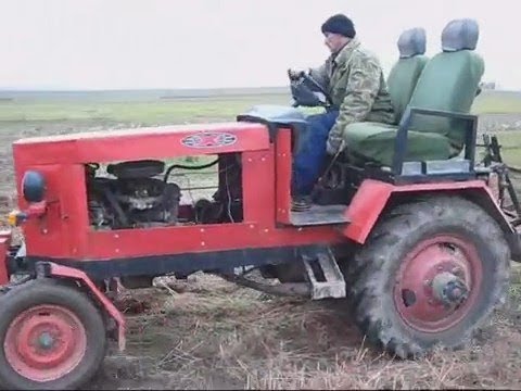 Самодельный трактор из Москвича