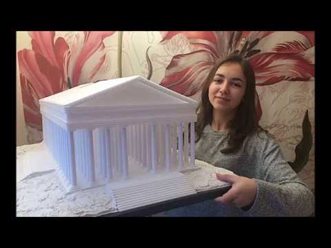 Создание макета храма Артемиды. Фильм.