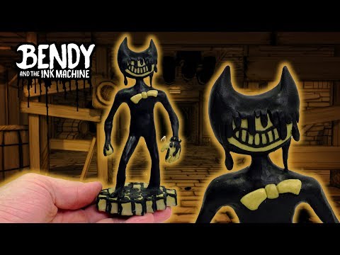 ЧЕРНИЛЬНЫЙ БЕНДИ МОНСТР из игры Bendy and the Ink Machine - ЛЕПИМ ИЗ ПЛАСТИЛИНА 