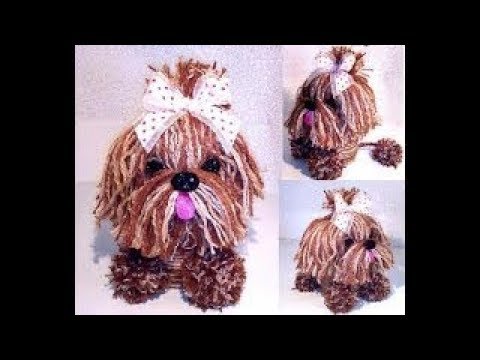 Собачка из банки. Handmade dog