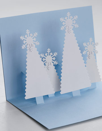 Paper-craft-card-pop-up-3d-easy-christmas-trees-card-fun-simple-cute-hand-made-gift-tags-tutorial-kids-special-step 2-pine-forest