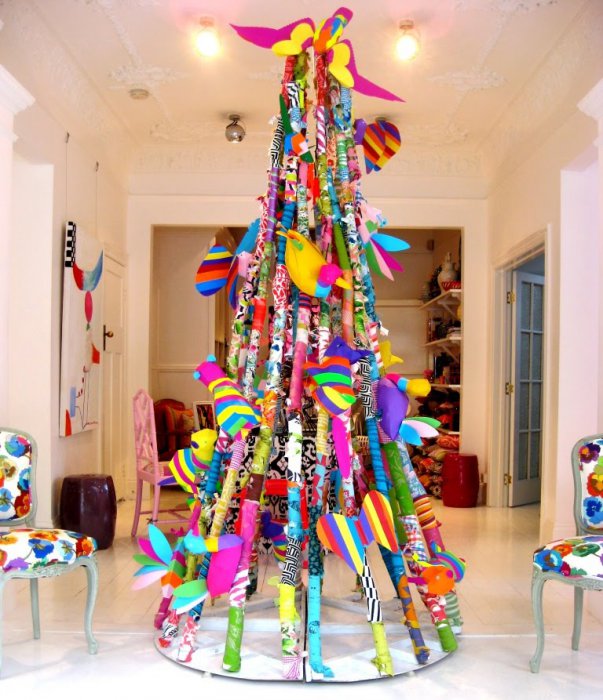 фото:Креативные и необычные дизайнерские елки своими руками!