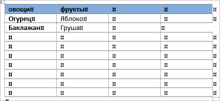 Пример работы опции