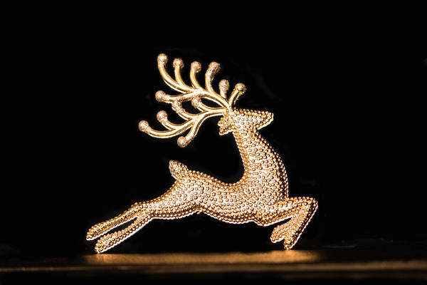 Рождественский олень - один из символов предстоящих праздников
