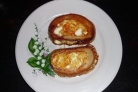 Бутерброды с яйцом на сковороде