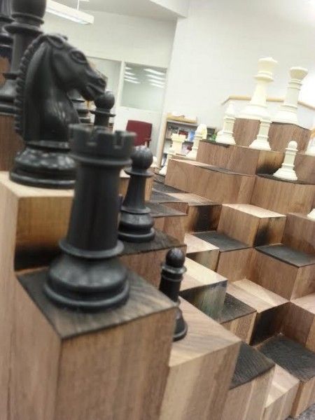 Многоуровневые шахматы, сделанные своими руками