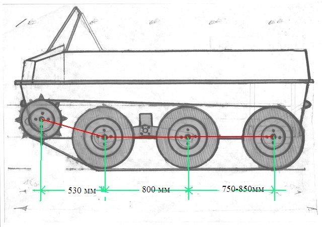 Гусеничный вездеход  «Тазик-1»