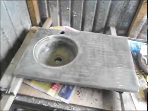 Изготовление мойки из бетона своими руками.1 часть