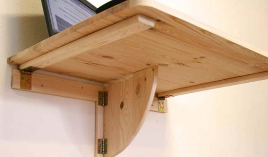 Откидной стол - функциональная мебель для маленького помещения