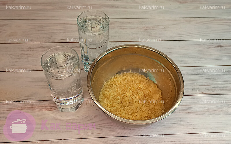 Фото 2 как варить рис в кастрюле